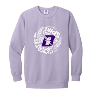 Baxter VB Unisex Comfort Colors Ring Spun Crewneck Sweatshirt-Orchid