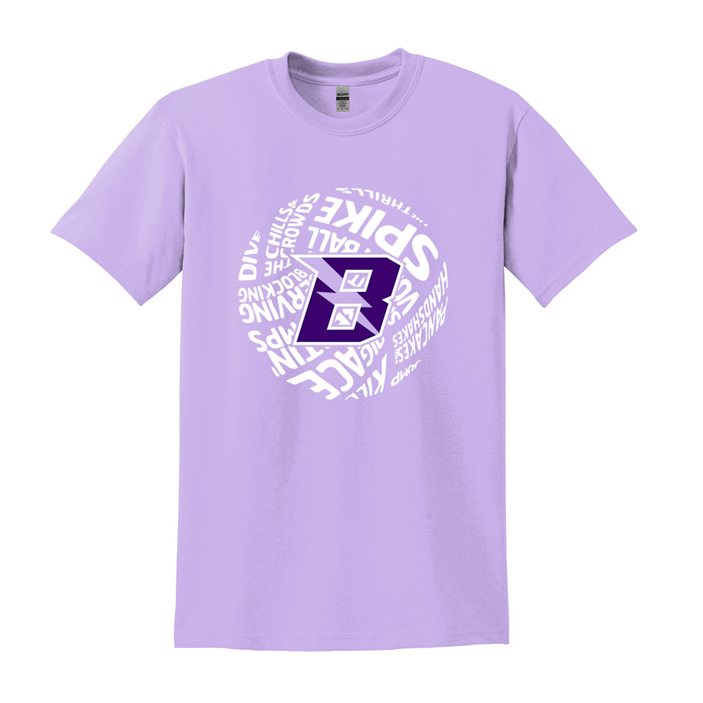 Baxter VB Unisex Short Sleeve Tee-Orchid