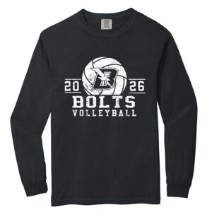 Baxter VB Unisex Comfort Colors Heavyweight Ring Spun Long Sleeve Tee – Black