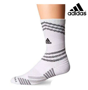 Camanche CC TEAM Adidas Alphaskin Traxion Maximum cushioned Crew sock – White