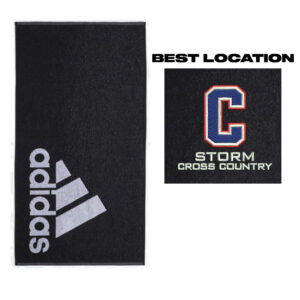Camanche CC TEAM Adidas  quick-drying cotton towel-Black/White