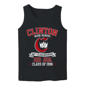 Clinton 30th Class Reunion Comfort Colors Pigment Dyed Tank Top Men-Black