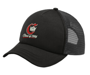 Clinton 30th Class Reunion Port Authority 5-Panel Twill Foam Trucker Cap-Black/Black