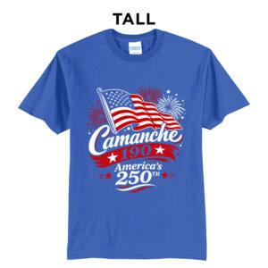 Camanche Days Tall Short Sleeve Tee-Royal