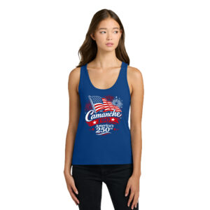 Camanche Days Next Level Apparel Women’s Cotton Tank-Royal