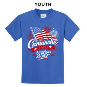 Camanche Days Youth Short Sleeve Tee-Royal