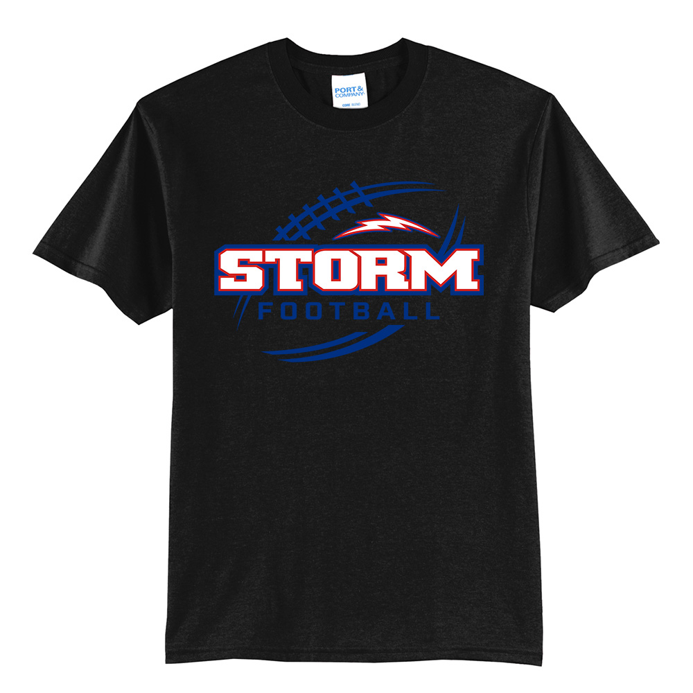 Camanche Football Unisex Short Sleeve Tee - JetBlack