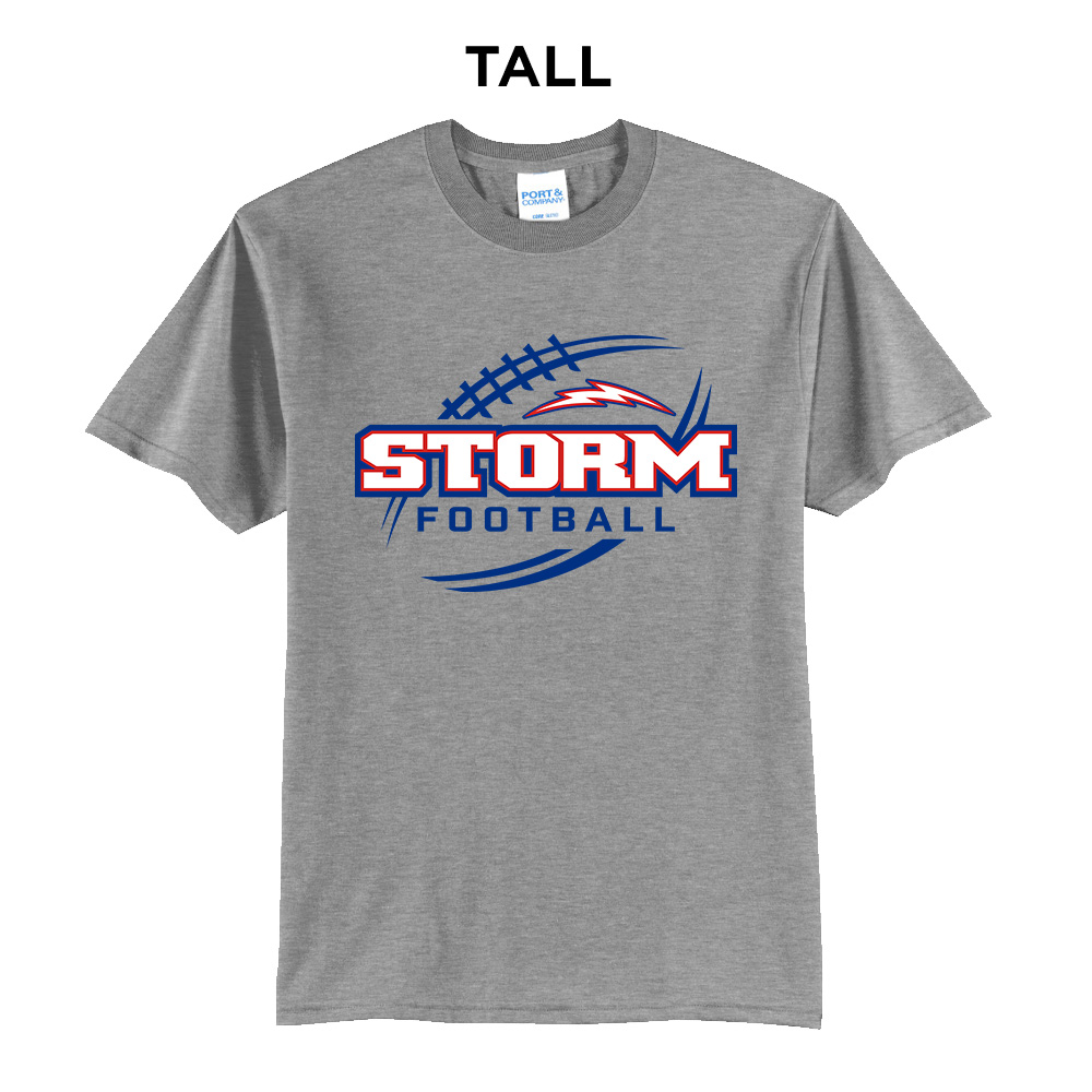 Camanche Football Tall Short Sleeve Tee - AthleticHeather