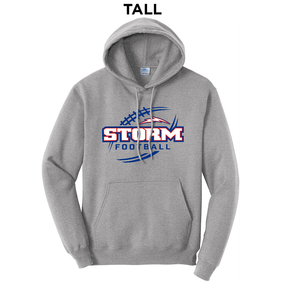 Camanche Football TALL Classic Pullover Hooded Sweatshirt - AthleticHeatherGrey