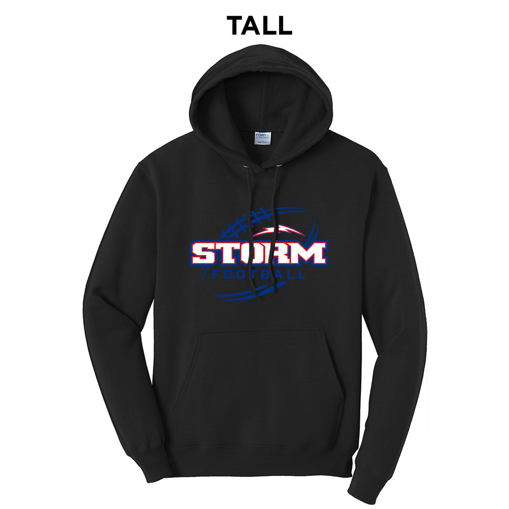 Camanche Football TALL Classic Pullover Hooded Sweatshirt - JetBlack