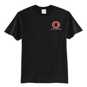 Clinton Plant Services Short Sleeve Tee-Black