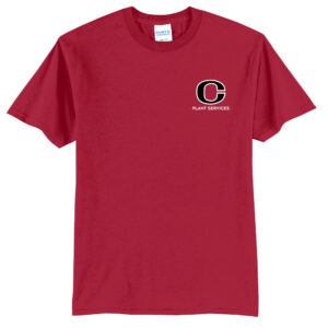 Clinton Plant Services Short Sleeve Tee-Red