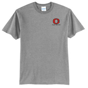Clinton Plant Services Short Sleeve Tee-Grey