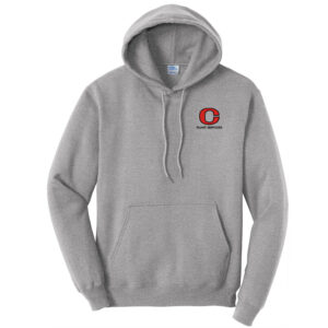 Clinton Plant Services Unisex Fleece Hooded Sweatshirt-Athletic heather