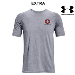 Clinton Plant Services Under Armour Athletics soft cotton blend T-shirt Men-Steel Grey (Medium is out of stock)