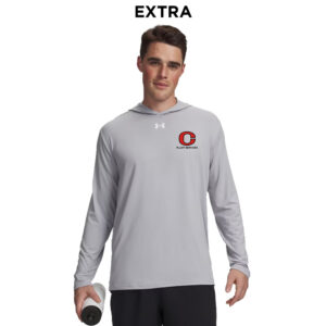 Clinton Plant Services Under Armour Mens Team Vanish Performance Hoodie-Mod Grey