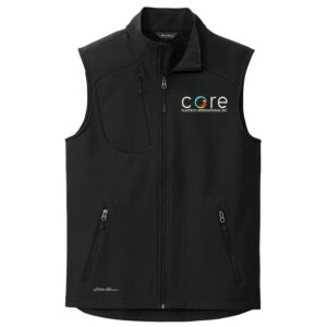 Core Plastech Eddie Bauer Men Stretch Soft Shell Vest-Black