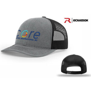 Core Plastech Richardson Pro Crown Mesh Back Adjustable back cap Split-heather Grey/Black