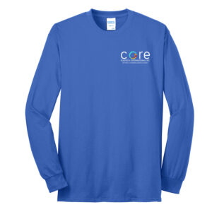 Core Plastech Unisex Long Sleeve Core Blend T Shirt – royal