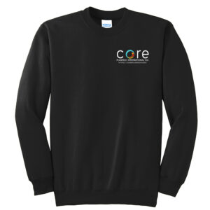 Core Plastech Unisex Ultimate Crewneck Sweatshirt – JetBlack