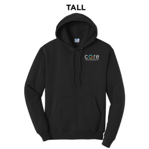 Core Plastech TALL Classic Pullover Hooded Sweatshirt – JetBlack