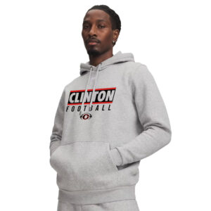 River King Football Under Armour Men’s Team Icon Fleece Hoodie-Mod Grey
