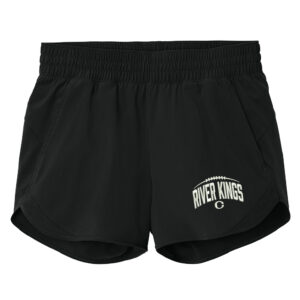 River King Football Sport-Tek Women’s Repeat Swift Short-Black
