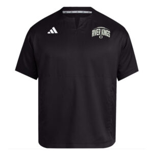 River King Football Adidas Adizero Dugout Cage Jacket – BLACK  (3xs, 2xs, xs, m)