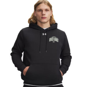 River King Football Under Armour Men’s Team Icon Fleece Hoodie-Black/White