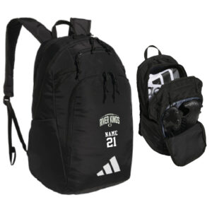 River King Football adidas Defender 5 Backpack- BLACK