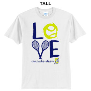 Storm Tennis  Tall Short Sleeve T Shirts – White