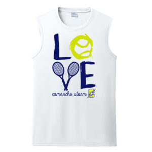 Storm Tennis Port Company Men Performance Sleeveless Tee – White