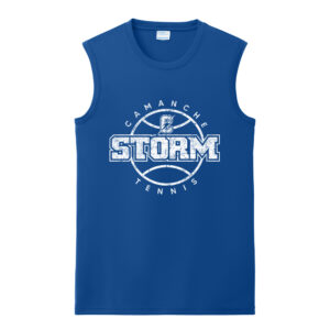 Storm Tennis Adult Performance Sleeveless Tee- True Royal