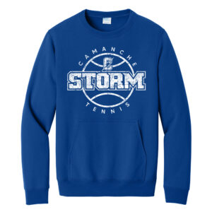 Storm Tennis Unisex Core Fleece Crewneck Pocket Sweatshirt – TrueRoyal