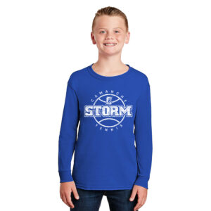 Storm Tennis Ultra Cotton Youth Long Sleeve T Shirt – royal