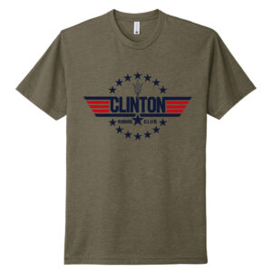 Clinton Running Club Next Level Ultra Premium CVC (60/40) Unisex-Tee-Military Green