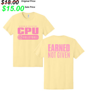 CPU VB Team Jerzees Classics Unisex Cotton T-Shirt-Surf Yellow