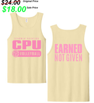 CPU VB Team Jerzees Classics Unisex Cotton Tank-Surf Yellow