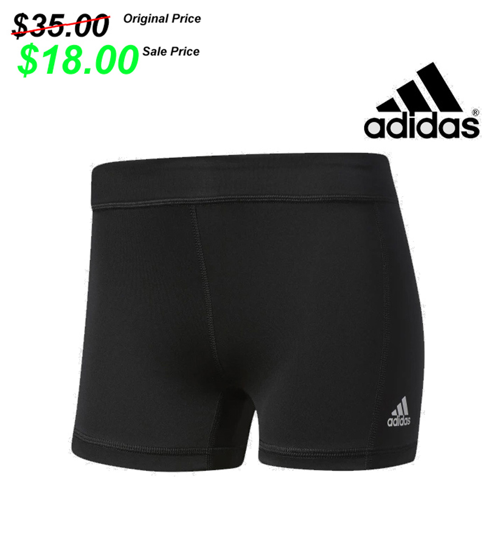 CPU VB Team Adidas Techfit 3" Volleyball Boy Short -BLACK (XS, L, XL)