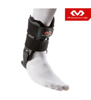 CPU VB Team McDavid V fexible hinge volleyball ankle brace(one)-black