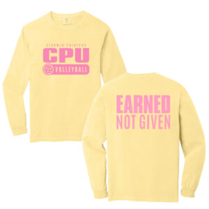CPU VB Team Comfort Colors Heavyweight Ring Spun Long Sleeve Tee-Butter