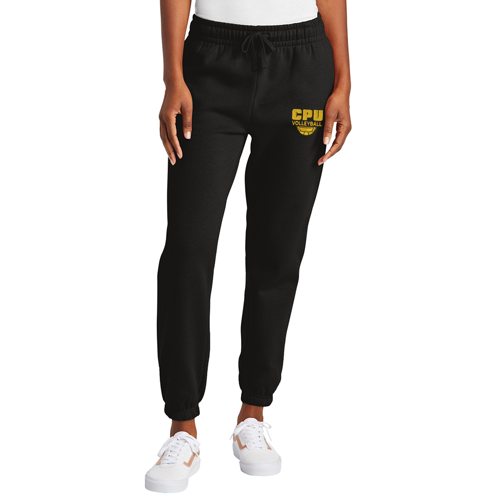 CPU VB Team District Women’s V.I.T. Fleece Sweatpant-Black