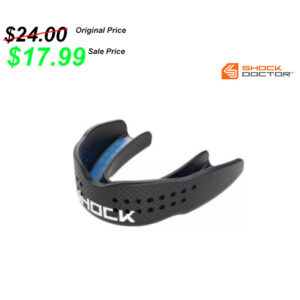 12. Des Moines East Football Shock Doctor Trash Talker Mouth Guard – Black