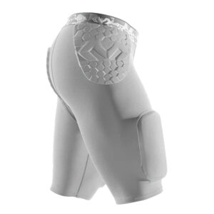 17. McDavid HEX Integrated 5 Pad Girdle with Hard Shell Thigh Guards – Grey