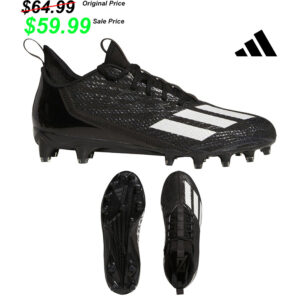 21. Adidas Adizero Scorch 23 Football Cleats – Black