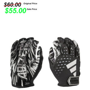 26. Adidas Adizero 5-Star 13.0 Football Gloves- Black