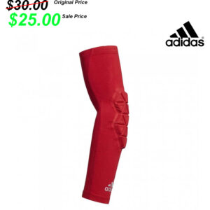 28. Adidas Alphaskin Force Padded Elbow Sleeve – Power Red