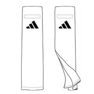 34. AdidasTeam 2.0 Towel – White