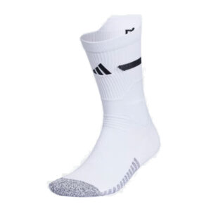 35. Adidas Adizero 2 Football Cushioned Crew Sock – White