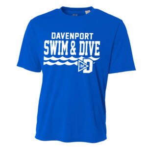 Davenport Swim Adult Cooling Performance Tshirt -Royal
